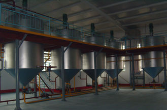 40吨/天的大豆棕榈粗食油精制机磨加工厂